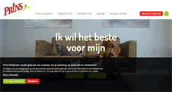 Desktop Screenshot of prinspetfoods.nl